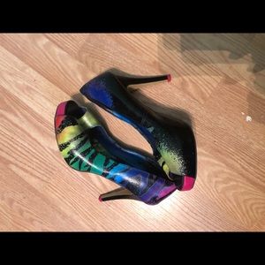 Rainbow Heels